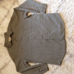 Woolrich men's size XL 100% cotton medium weight long sleeve shirt